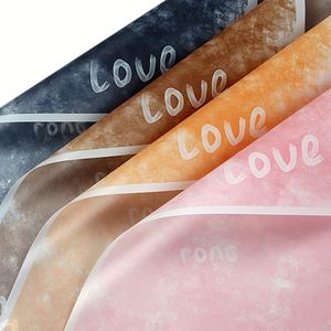 Korean Style LOVE Letter <b>Pattern</b> Waterproof Wrapping <b>Paper</b> Fashionable Flower Bouquets for Birthday Wedding - Product Image 3