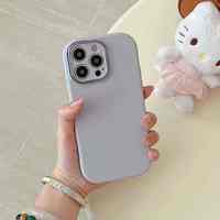 E11 Magnifique coque de téléphone hybride de haute qualité avec protection d'objectif couleur macaron pour iPhone 16 Pro Max 15 Pro 14
