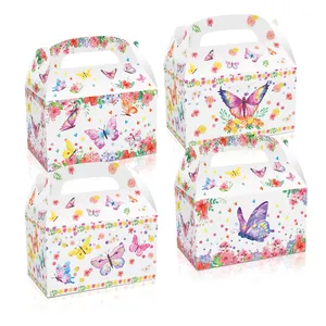 4pcs Butterfly Gifts Box Candy Boxes Wedding Favors And Gifts Boxes Wedding Decor Wedding Birthday Party Supplies Baby Shower