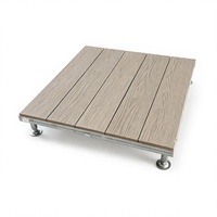 Plateforme de terrasse mobile détachable en fibro-ciment