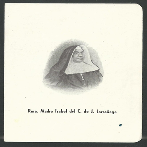 Tarjeta Sagrada Antigua de Santino de la Venerable Sor <span class=keywords><strong>Isabel</strong></span> Pieuse, Impresión al por Mayor - Product Image 1