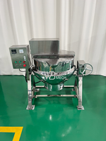 Marmite de Cuisson Électrique Inclinable en Acier Inoxydable à Chauffage Vapeur pour Sauces Alimentaires, Crèmes, Pâtes de Piment et Sauce Hoisin - Offre Spéciale