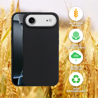 Coque de téléphone en paille de blé de 2mm d'épaisseur pour iPhone 17, coque de téléphone souple Air