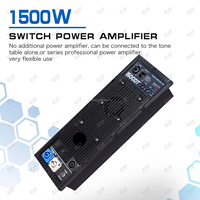 Amplificateur numérique intégré 1500DT Power, 1x1500W 4 ohms, module amplificateur de puissance à double commutation, classe D, pour subwoofer.