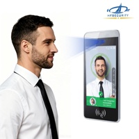 HFSecurity RA08, Sistema Android de 8 Pulgadas con Doble Cámara, Control de Acceso, Reconocimiento Facial y de Tarjetas, Dispositivo Biométrico Android