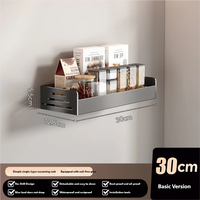 Étagère de rangement murale multifonctionnelle en acier au carbone pour cuisine, boîte de rangement pour baguettes et cuillères, organisateur de rangement pour épices