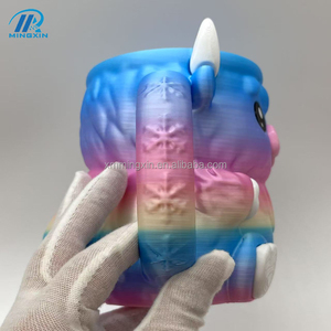 Vente flash : Gobelet à crème glacée en forme <span class=keywords><strong>de</strong></span> <span class=keywords><strong>vache</strong></span> des Highlands en impression 3D avec tiroirs, gobelets à crème glacée <span class=keywords><strong>de</strong></span> dessin animé pour enfants - Product Image 5