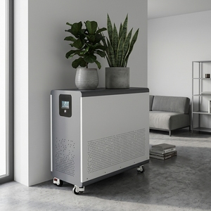 Sistema de Almacenamiento de Energía Doméstico Híbrido de Tipo Split Fuyue con Ruedas Móviles, 48V 300Ah-1000Ah 15-50KW, para Instalación en Suelo - Product Image 1