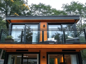 Легкосборный модульный быстровозводимый стальной контейнерный дом-офис, экономящий пространство, для удаленных мест, мобильный дом, сертифицированный CE, огнестойкий - Product Image 4