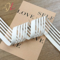 Bande élastique respirante en polyamide souple de 3,5 cm de haute qualité, à motif ajouré, pour sous-vêtements, en soie de poisson transparente
