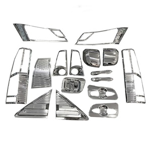 Accesorios de Revestimiento Cromado ABS Especiales para el Exterior del Automóvil, Kit de Carrocería Cromado para Toyota Hiace 2015 en Adelante - Product Image 1