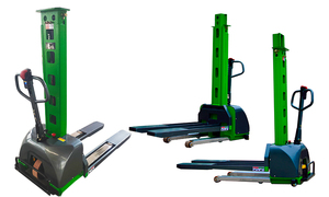Halb- und Vollelektrischer 500kg Kleiner Handpalettenhubwagen Gabelstapler 1100lbs Palettenheber Selbsthebender Stapler - Product Image 5