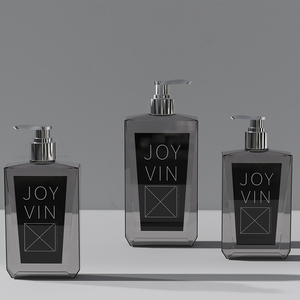 250ml 450ml 600ml Quadratische Nachfüll flaschen Shampoo Seifensp ender PETG Body Wash Lotion Pump flasche Haars pülung - Product Image 5