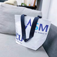 Ouye Sac d'épicerie non tissé laminé RPET imperméable recyclé réutilisable de logo personnalisé promotionnel