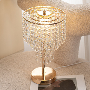 Trong Nhà Sang Trọng Pha Lê Đèn Thủy Tinh 110-120V LED <span class=keywords><strong>Acrylic</strong></span> Hạt Tùy Chỉnh Chiếu Sáng Phòng Ngủ Bầu Không Khí Ánh Sáng Ban Đêm Phòng Khách Đèn - Product Image 2