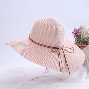 100% <b>Straw</b> <b>Summer</b> <b>Hat</b> Personalized Design Breathable Anti Sun Customizable Size Unisex Striped Pattern for Beach Vacation - Product Image 6