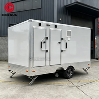 Cogsun Mobile : Remorques sanitaires portables à 4 postes de toilette pour l'extérieur, à vendre