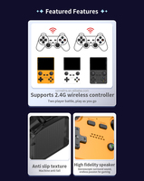 Console de Jeu Classique S X35S Powkiddy, Machine de Jeu Vidéo 3.5'' HD, Manettes Double Hall, Batterie 3000mAh, Boîtier de Jeu