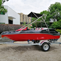 Nouveau design, mini-bateau à réaction en aluminium et fibre de verre de 12 pieds, pas cher, à vendre, avec moteur intégré