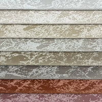 Tissu en velours hollandais imprimé à motifs avec envers en polaire 100 % polyester pour canapé, collection 2026 de textiles de maison