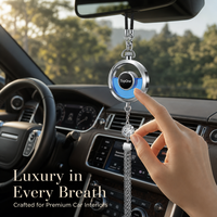 Diffuseur de parfum suspendu en alliage pour voiture de luxe, diffuseur d'huiles essentielles pour accessoires intérieurs de véhicules haut de gamme