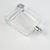 Nouvelle conception, flacon de parfum en verre rectangulaire de luxe personnalisé, 30 ml, 50 ml, 100 ml, impression à l'écran, pulvérisateur à pompe, TIUMSEN T01034