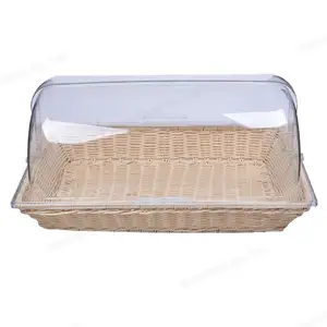 Couverture de gâteau Couverture de garde-manger en acrylique transparent pour panier