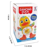 Jouets pour enfants très intéressants : Canard dansant avec lumières et musique, qui peut agiter le corps – Jouets électriques marcheurs