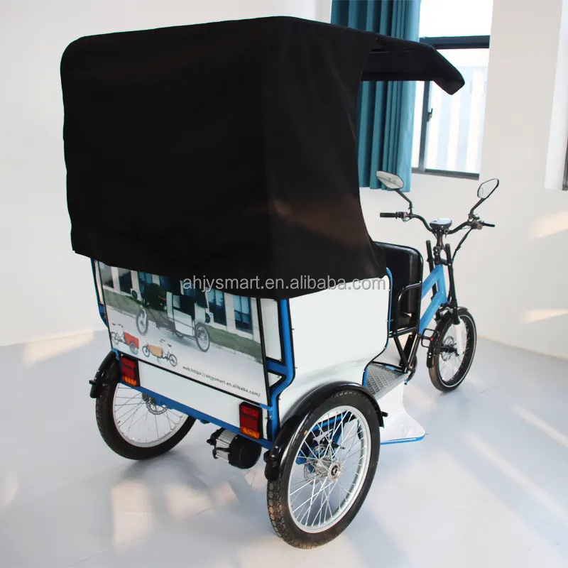 3-х колесный велосипед для такси, Электрический трехколесный велосипед с пассажирским сиденьем