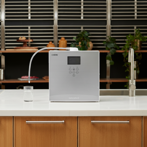 Máquina ionizadora de agua alcalina chapada en titanio de Corea Soporte eléctrico de agua Kangen con carcasa de plástico Tipo caliente para uso en exteriores - Product Image 1