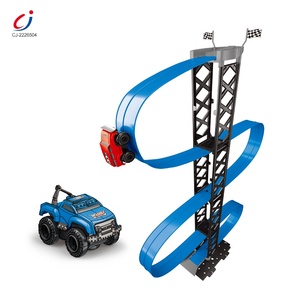 Chengji Toys <span class=keywords><strong>R</strong></span> Us car slot car pistas ensamblar magnético de alta velocidad fricción coche deslizante nuevo estilo DIY juego de pistas de carreras slot toy - Product Image 2