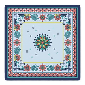 Tapete de Mahjong Coral Me Maybe East Wind, Plegable, Antideslizante, con Reducción de Ruido, para Mahjong Americano, Póker <span class=keywords><strong>y</strong></span> Juegos de Cartas - Product Image 5
