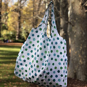 Sac fourre-tout pliable en polyester, style mode SH, couleur personnalisée, écologique, à bas prix, avec fermeture ouverte, pour courses et rangement alimentaire - Product Image 6