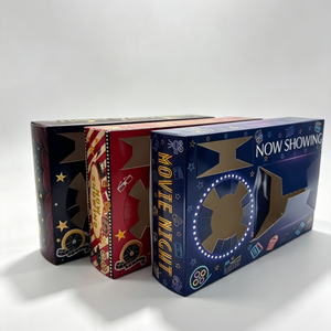 Bandejas para Snacks, Palomitas, Dulces y Bebidas, Cajas <span class=keywords><strong>de</strong></span> Papel con Múltiples Compartimentos para Cine, Fiestas <span class=keywords><strong>de</strong></span> Cumpleaños - Product Image 5
