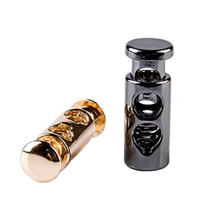 Bán buôn Kẽm hợp kim vàng, bạc màu sắc mùa xuân kim loại dây <span class=keywords><strong>Stopper</strong></span> cho áo - Product Image 1