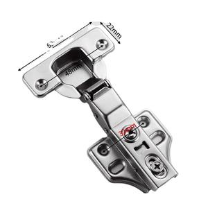 บานพับ<span class=keywords><strong>ตู้</strong></span>เก็บของแบบปิดได้สองทิศทางแบบนุ่มนวลปิดคลุมเต็มรูปแบบความเร็วปกติปิดช้าสำหรับห้องครัวบ้านสำนักงานโรงเรียนและโรงพยาบาล - Product Image 1