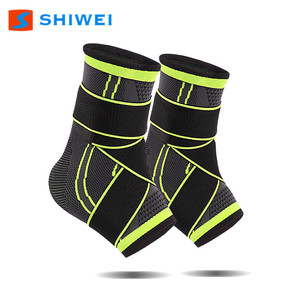 Soporte de Tobillo Shiwei con Compresión y Correa Ajustable de Velcro para Fútbol, Protección Unisex para Adultos - Product Image 1