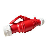 Coupleur de charge pour véhicule électrique TYPE2, norme européenne, connecteur aviation, 32A, cinq broches, étanche et anti-poussière