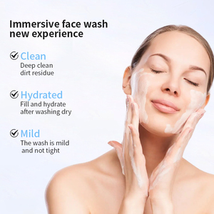 Venta caliente Limpiadores suaves Poros Leche Espuma Limpieza facial Limpiadores faciales Lavado de cara - Product Image 4