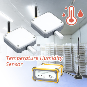 Warehouse <b>Temperature</b> and Humidity Monitoring 2 Sets Industrial <b>Wireless</b> <b>Temperature</b> Humidity <b>Sensors</b> System - Product Image 1