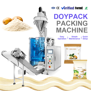 Machine automatique de formage, de remplissage et de scellage de sachets verticaux pour amidon de pomme de terre, pour 80g, 100g, 500g - Product Image 1