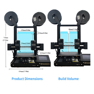 MakerPi P2 Pro Desktop IDEX Dual Extrusion <b>3D</b> <b>Printer</b> Auto Leveling Two Color First Entry-level FDM <b>Printer</b> - Product Image 3