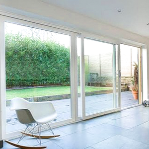 WANJIA Cách Âm Nội Thất Cửa Trượt Trắng Nhôm Cửa Trượt - Product Image 4