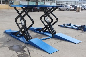 Plateforme élévatrice à ciseaux fixe, hauteur de levage 2 m, capacité de charge 3 tonnes - Product Image 2