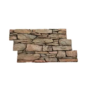 Halong pu stone panels pu culture stone lightweight flexible pu stone panels