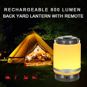 Groothandel Custom Oplaadbare Led Lantaarn Lamp Camping Power Licht Verlichting Camping