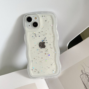 Funda Transparente con Diseño de <span class=keywords><strong>Estrella</strong></span> para <span class=keywords><strong>iPhone</strong></span> 16 15 14 <span class=keywords><strong>13</strong></span> 12 11 Pro Max Plus, Carcasa Híbrida Suave Antigolpes con Ondas Rizadas para <span class=keywords><strong>iPhone</strong></span> 16E - Product Image 4