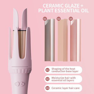 Nuevo <span class=keywords><strong>Rizador</strong></span> <span class=keywords><strong>de</strong></span> <span class=keywords><strong>Pelo</strong></span> Eléctrico Profesional con Calentamiento Cerámico y Color Degradado LED, <span class=keywords><strong>Rizador</strong></span> <span class=keywords><strong>de</strong></span> <span class=keywords><strong>Pelo</strong></span> Giratorio Automático <span class=keywords><strong>de</strong></span> 32 mm - Product Image 4