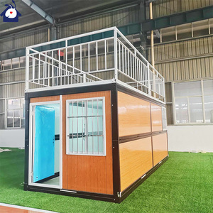 Conteneur pliable maison facile construction conteneur bureau pour Installation rapide pliable préfabriqué maison usine fournir - Product Image 1