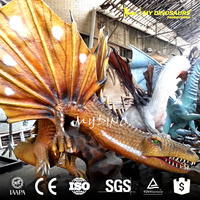 Mon Dino FAW001, décoration d'Halloween, dragon animatronique en caoutchouc, à vendre
